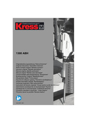 KRESS 1300 ABH Manual Del Usuario