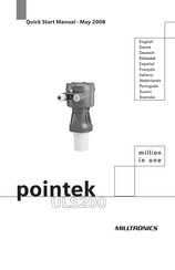 Milltronics pointek ULS200 Guía Para La Puesta En Marcha Rápida