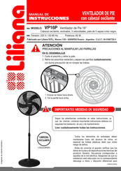 Liliana VP16P Manual De Instrucciones