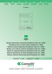 Comelit FT SBC 05 Hoja Técnica