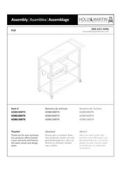 HOLLY & MARTIN HZ881300TX Instrucciones De Asamblea