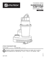 Utilitech 148011 Manual De Instrucciones