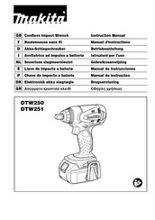 Makita DTW250 Manual De Instrucciones