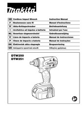 Makita DTW251 Manual De Instrucciones