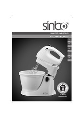 Sinbo SMX 2737 Manual De Instrucciones