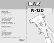 Novus N120 Manual De Instrucciones