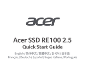 Acer RE100 2.5 Manual Del Usuario