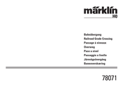 marklin 78071 Manual De Instrucciones