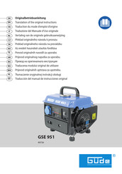 Gude GSE 951 Traducción Del Manual De Instrucciones Original