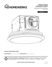 Homewerks 7141-110 Manual Del Usuario