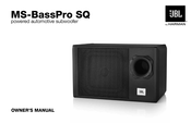 Harman JBL MS-BassPro SQ Manual Del Usuario