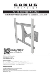 SANUS VuePoint F215b Manual De Instrucciones