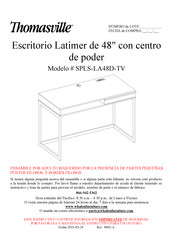 Thomasville SPLS-LA48D-TV Manual Del Usuario