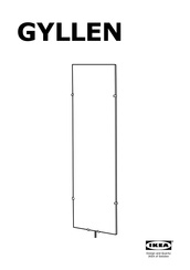 IKEA GYLLEN Manual De Instrucciones