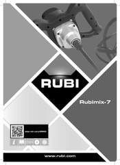 Rubi Rubimix-7 Instrucciones Originales