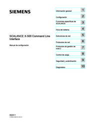 Siemens SIMATIC NET SCALANCE X-500 Serie Manual De Configuración