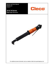 Cleco 24 Serie Manual De Servicio Y Piezas