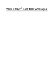 Welch Allyn Spot 4400 Vital Signs Manual De Instrucciones