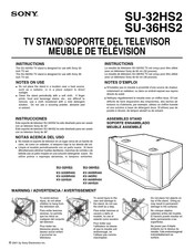 Sony SU-36HS2 Manual De Instrucciones