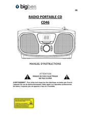 Bigben CD46 Manual De Instrucciones