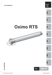 SOMFY Oximo RTS Guia De Instalacion
