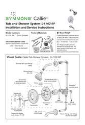 Symmons Callie S-7102-RP Instrucciones De Instalación Y Servicio