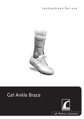 Össur Gel Ankle Brace Instrucciones De Uso