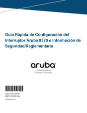 HP Aruba 8320 Guía Rápida