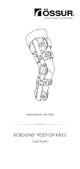 Össur Rebound Post-Op Knee Instrucciones Para El Uso