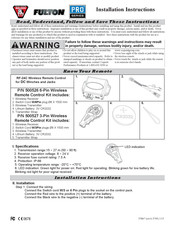 FULTON PRO Serie Instrucciones De Instalación