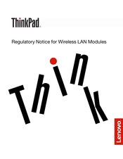 Lenovo ThinkPad 3165NGW Manual Del Usuario