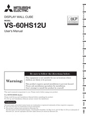 Mitsubishi Electric VS-60HS12U Manual Del Usuario