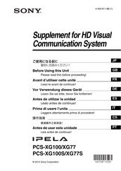 Sony Ipela PCS-XG77 Manual Del Usuario