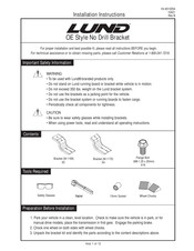 LUND 310054 Instrucciones De Instalación