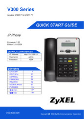 Zyxel V301-T1 Manual Del Usuario