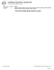Volvo 31269270 Instrucciones De Montaje