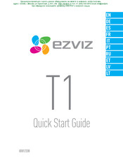 Ezviz T1 Manual Del Usuario