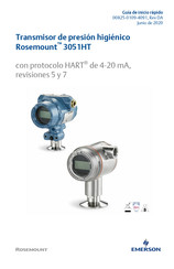 Emerson Rosemount 3051HT Guia De Inicio Rapido