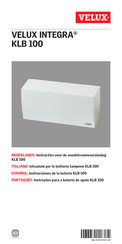 Velux KLB 100 Instrucciones
