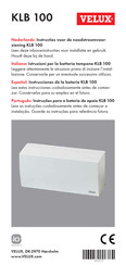 Velux KLB 100 Instrucciones