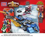 Mega Bloks Power Rangers Super Samurai 5827 Guia De Inicio Rapido