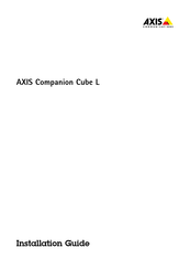 Axis Companion Cube L Manual De Instrucciones