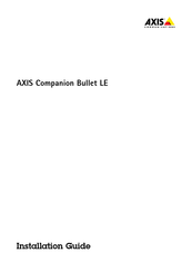 Axis Companion Bullet LE Guia De Instalacion