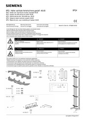 Siemens 8PQ4 Instrucciones De Montaje