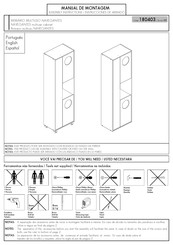 Madeira 180403 Manual De Montagem
