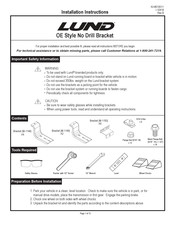 LUND OE Style Instrucciones De Instalación