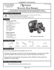 Rampage 86615 Instrucciones De Instalación