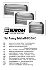 EUROM Fly Away Metal40 Libro De Instrucciones