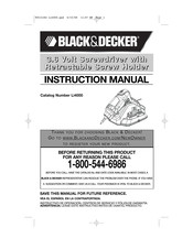 BLACK&DECKER Li4000 Manual De Instrucciones