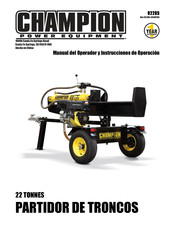 Champion Power Equipment 92205 Manual Del Operador Y Instrucciones De Operación